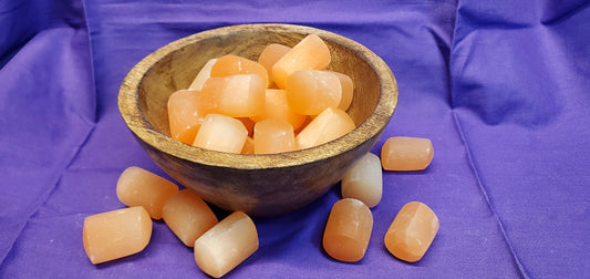 Orange Selenite Tumbles