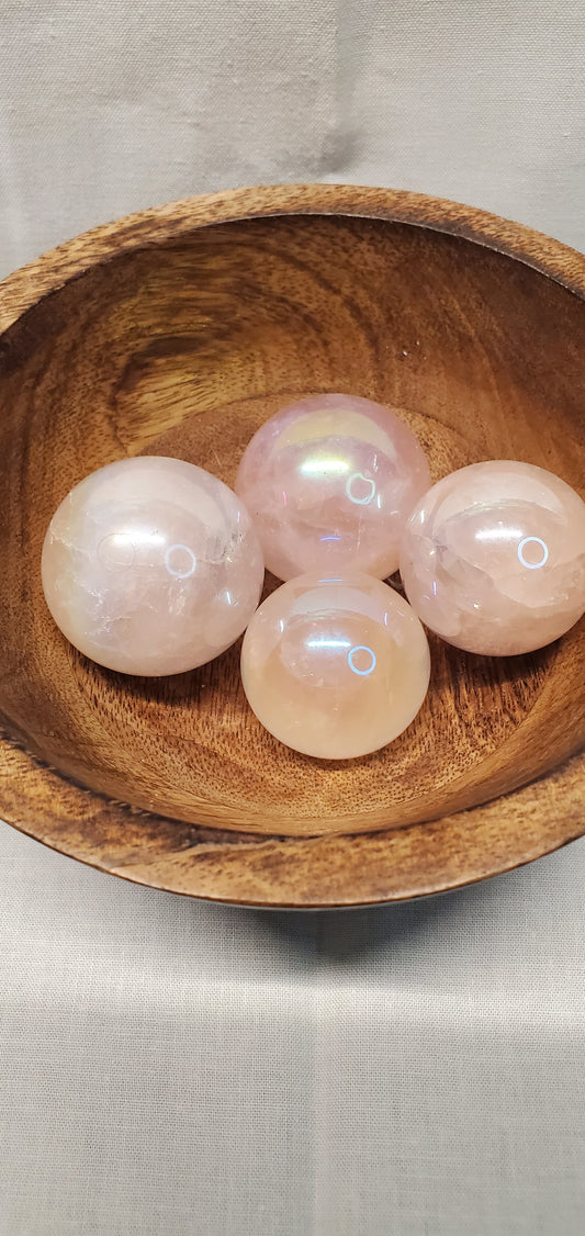 Aura Quartz Spheres