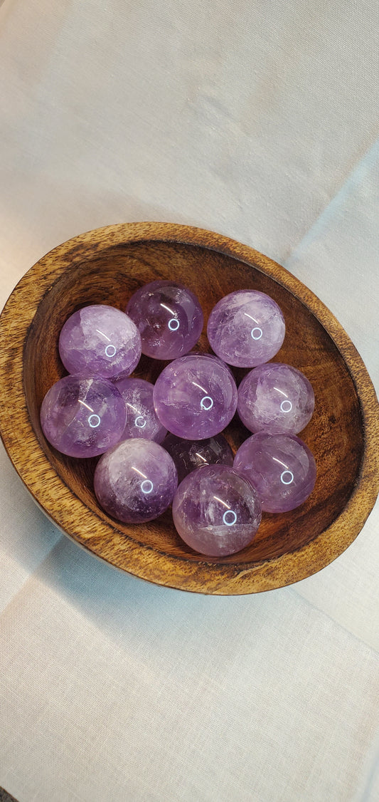 Amethyst Spheres