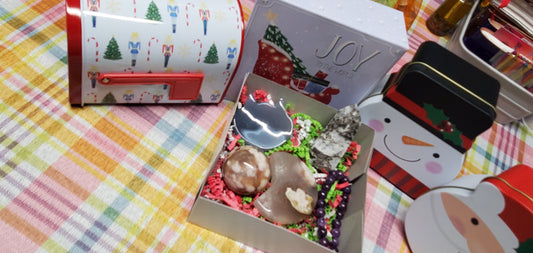 Christmas mystery box or keepsake tin